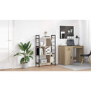 vidaXL Könyvespolc Sonoma tölgy 75 x 30 x 123,5 cm Faanyag