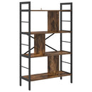 vidaXL Könyvespolc Füstölt tölgy 75 x 30 x 123,5 cm Faanyag