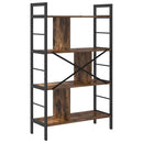 vidaXL Könyvespolc Füstölt tölgy 75 x 30 x 123,5 cm Faanyag
