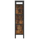 vidaXL Könyvespolc Füstölt tölgy 75 x 30 x 123,5 cm Faanyag