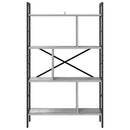 vidaXL Könyvespolc Szürke Sonoma 75 x 30 x 123,5 cm Faanyag