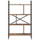 vidaXL Könyvespolc Öreg fa 75 x 30 x 123,5 cm Faanyag