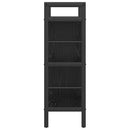 vidaXL Könyvespolc Fekete tölgy 75 x 30 x 91 cm Faanyag
