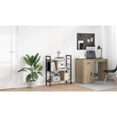 vidaXL Könyvespolc Sonoma tölgy 75 x 30 x 91 cm Faanyag