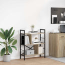 vidaXL Könyvespolc Sonoma tölgy 75 x 30 x 91 cm Faanyag