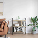 vidaXL Könyvespolc Sonoma tölgy 75 x 30 x 91 cm Faanyag