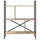 vidaXL Könyvespolc Sonoma tölgy 75 x 30 x 91 cm Faanyag