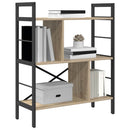 vidaXL Könyvespolc Sonoma tölgy 75 x 30 x 91 cm Faanyag