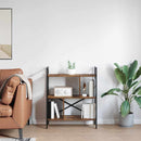 vidaXL Könyvespolc Füstölt tölgy 75 x 30 x 91 cm Faanyag