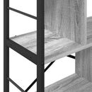 vidaXL Könyvespolc Szürke Sonoma 75 x 30 x 91 cm Faanyag