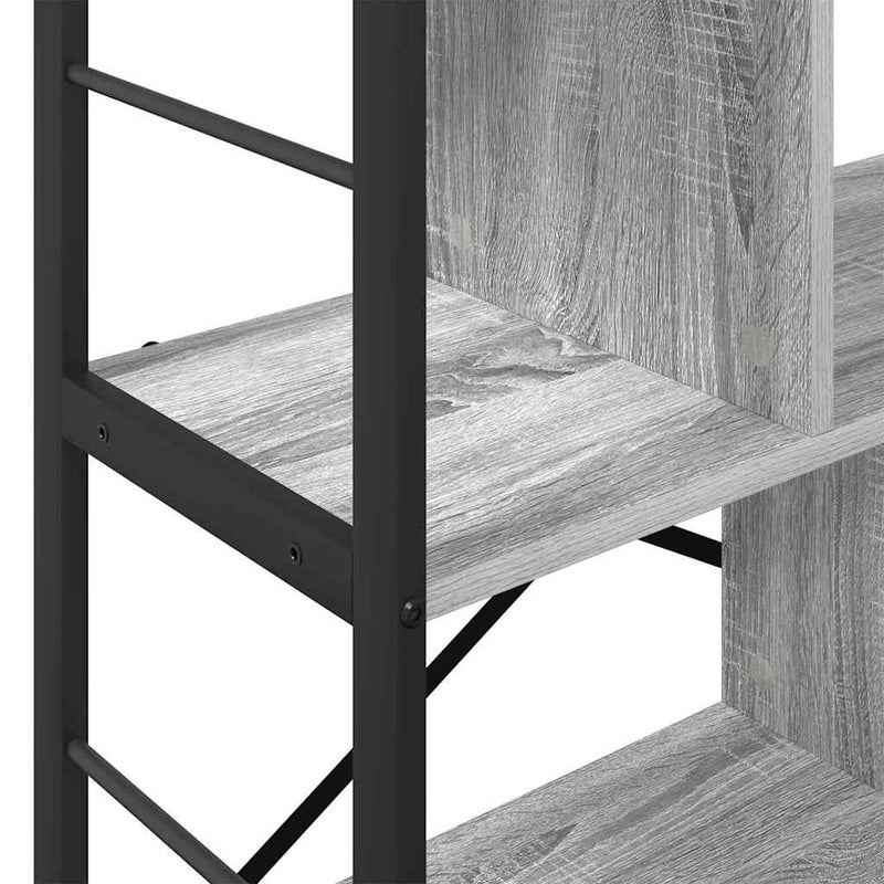 vidaXL Könyvespolc Szürke Sonoma 75 x 30 x 91 cm Faanyag