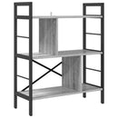 vidaXL Könyvespolc Szürke Sonoma 75 x 30 x 91 cm Faanyag