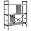 vidaXL Könyvespolc Szürke Sonoma 75 x 30 x 91 cm Faanyag