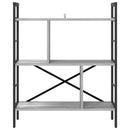 vidaXL Könyvespolc Szürke Sonoma 75 x 30 x 91 cm Faanyag