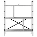 vidaXL Könyvespolc Szürke Sonoma 75 x 30 x 91 cm Faanyag