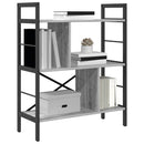 vidaXL Könyvespolc Szürke Sonoma 75 x 30 x 91 cm Faanyag