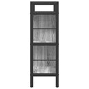 vidaXL Könyvespolc Szürke Sonoma 75 x 30 x 91 cm Faanyag