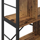 vidaXL Könyvespolc Öreg fa 75 x 30 x 91 cm Faanyag