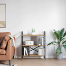 vidaXL Könyvespolc Artisan tölgy 75 x 30 x 91 cm Faanyag