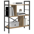 vidaXL Könyvespolc Artisan tölgy 75 x 30 x 91 cm Faanyag