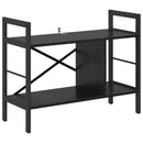 vidaXL Könyvespolc Fekete tölgy 75 x 30 x 58,5 cm Faanyag