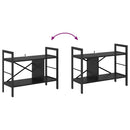 vidaXL Könyvespolc Fekete tölgy 75 x 30 x 58,5 cm Faanyag