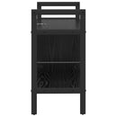 vidaXL Könyvespolc Fekete tölgy 75 x 30 x 58,5 cm Faanyag