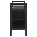 vidaXL Könyvespolc Fekete tölgy 75 x 30 x 58,5 cm Faanyag