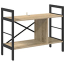 vidaXL Könyvespolc Sonoma tölgy 75 x 30 x 58,5 cm Faanyag
