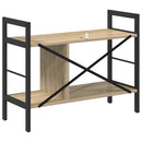 vidaXL Könyvespolc Sonoma tölgy 75 x 30 x 58,5 cm Faanyag