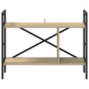 vidaXL Könyvespolc Sonoma tölgy 75 x 30 x 58,5 cm Faanyag
