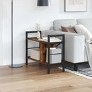 vidaXL Könyvespolc Füstölt tölgy 75 x 30 x 58,5 cm Faanyag