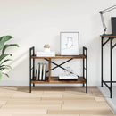 vidaXL Könyvespolc Füstölt tölgy 75 x 30 x 58,5 cm Faanyag