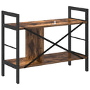 vidaXL Könyvespolc Füstölt tölgy 75 x 30 x 58,5 cm Faanyag