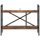 vidaXL Könyvespolc Füstölt tölgy 75 x 30 x 58,5 cm Faanyag