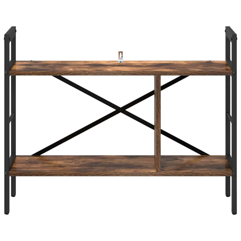 vidaXL Könyvespolc Füstölt tölgy 75 x 30 x 58,5 cm Faanyag