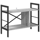 vidaXL Könyvespolc Szürke Sonoma 75 x 30 x 58,5 cm Faanyag