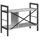 vidaXL Könyvespolc Szürke Sonoma 75 x 30 x 58,5 cm Faanyag