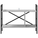 vidaXL Könyvespolc Szürke Sonoma 75 x 30 x 58,5 cm Faanyag