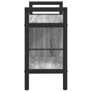 vidaXL Könyvespolc Szürke Sonoma 75 x 30 x 58,5 cm Faanyag