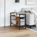 vidaXL Könyvespolc Öreg fa 75 x 30 x 58,5 cm Faanyag