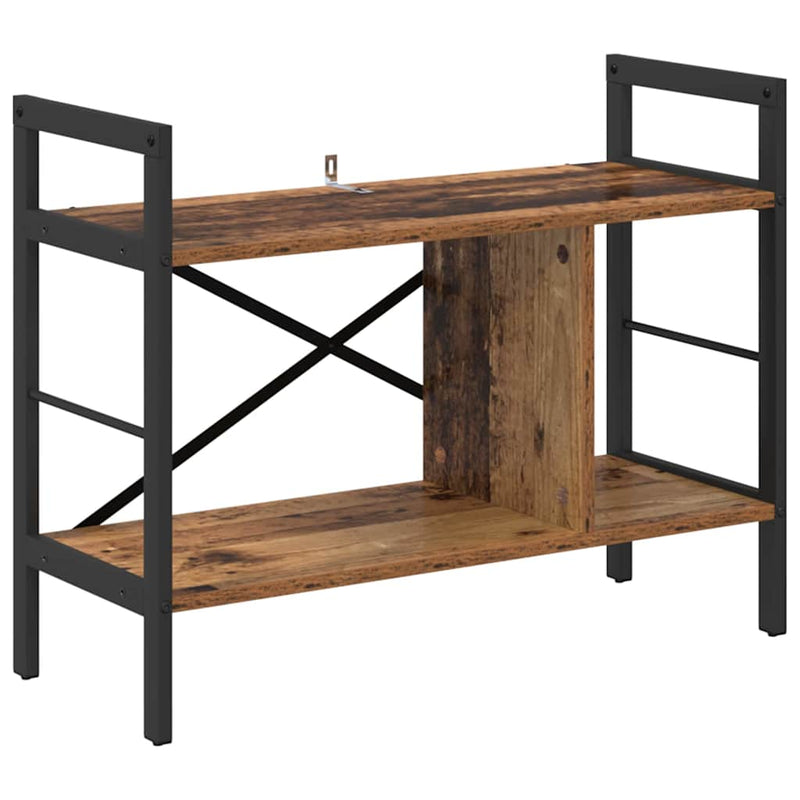 vidaXL Könyvespolc Öreg fa 75 x 30 x 58,5 cm Faanyag