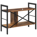 vidaXL Könyvespolc Öreg fa 75 x 30 x 58,5 cm Faanyag