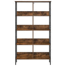 vidaXL Könyvespolc Füstölt tölgy 82 x 32 x 144,5 cm Faanyag