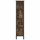 vidaXL Könyvespolc Füstölt tölgy 82 x 32 x 144,5 cm Faanyag