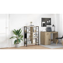 vidaXL Könyvespolc Sonoma tölgy 82 x 32 x 112 cm Faanyag