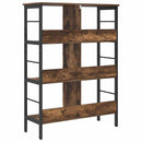 vidaXL Könyvespolc Füstölt tölgy 82 x 32 x 112 cm Faanyag
