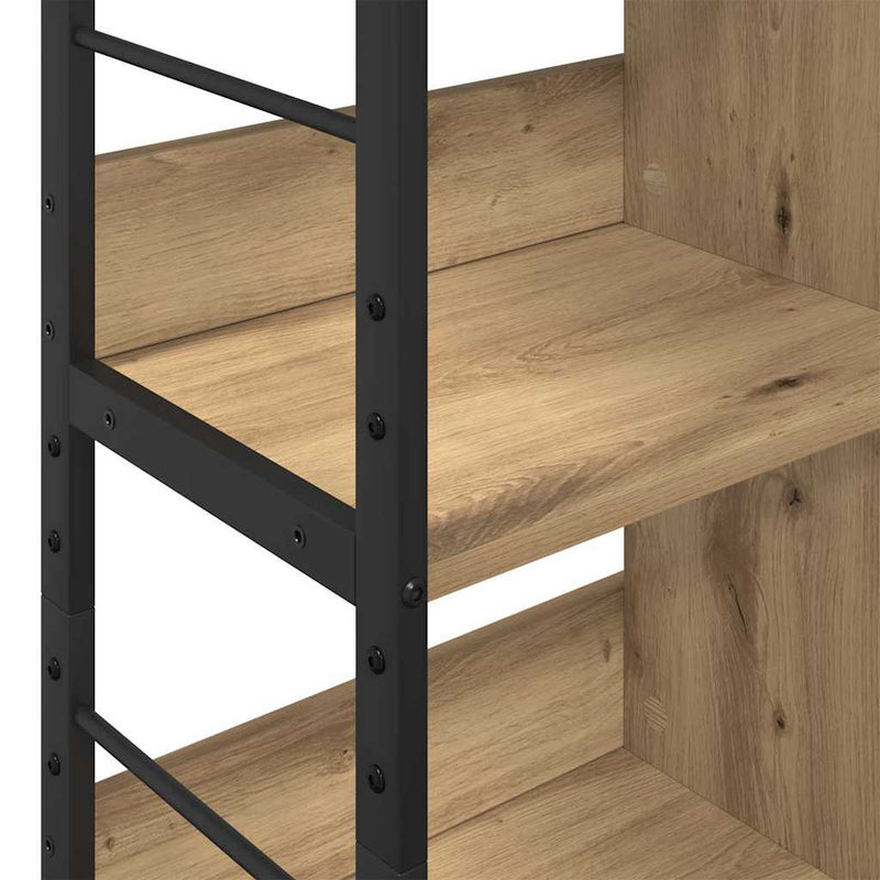 vidaXL Könyvespolc Artisan tölgy 82 x 32 x 112 cm Faanyag