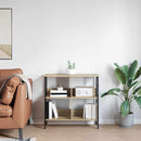 vidaXL Könyvespolc Sonoma tölgy 82 x 32 x 79 cm Faanyag