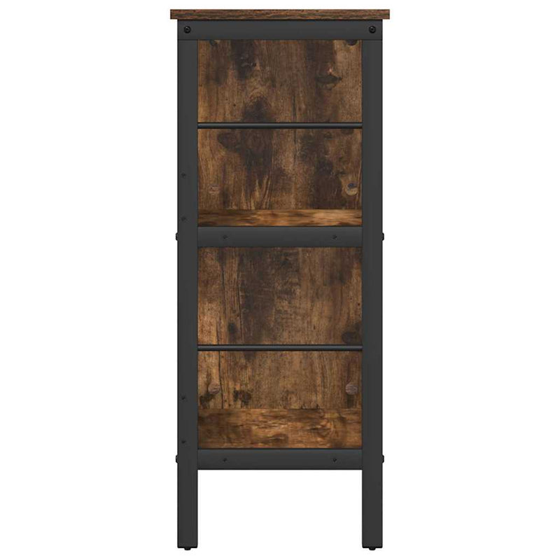 vidaXL Könyvespolc Füstölt tölgy 82 x 32 x 79 cm Faanyag